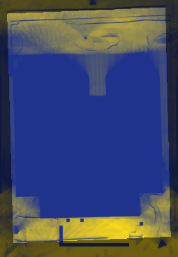 Blender: sun hours on the ground, 21 December, 0.1 m squares